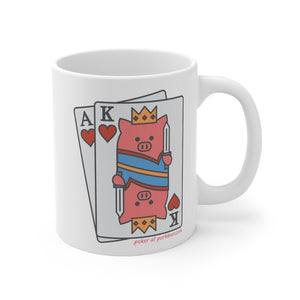 .poker Porkbun mascot mug