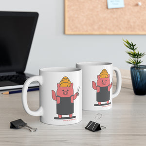 .salon Porkbun mascot mug