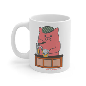 .pub Porkbun mascot mug