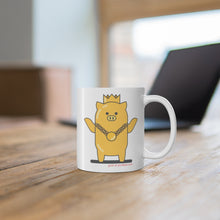 Load image into Gallery viewer, .gold Porkbun mascot mug
