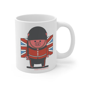 .london Porkbun mascot mug