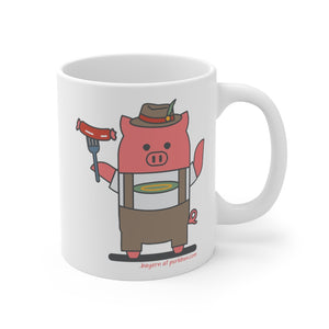 .bayern Porkbun mascot mug