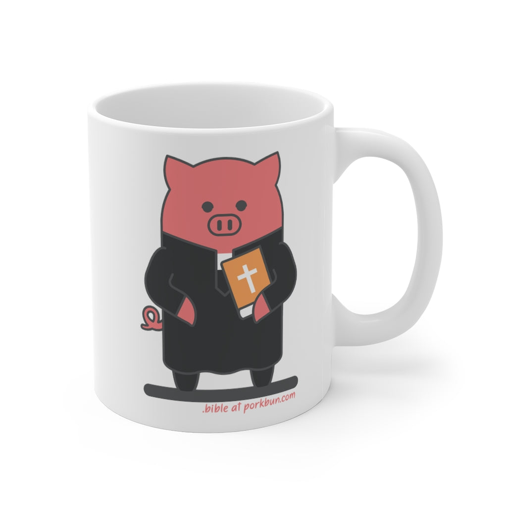 .bible Porkbun mascot mug