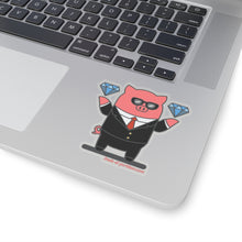 Load image into Gallery viewer, .trade Porkbun mascot sticker
