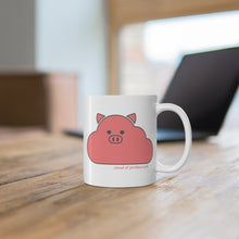 Load image into Gallery viewer, .cloud Porkbun mascot mug
