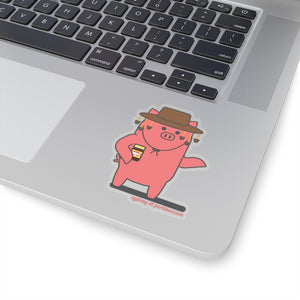 .sydney Porkbun mascot sticker