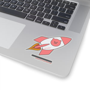 .enterprises Porkbun mascot sticker