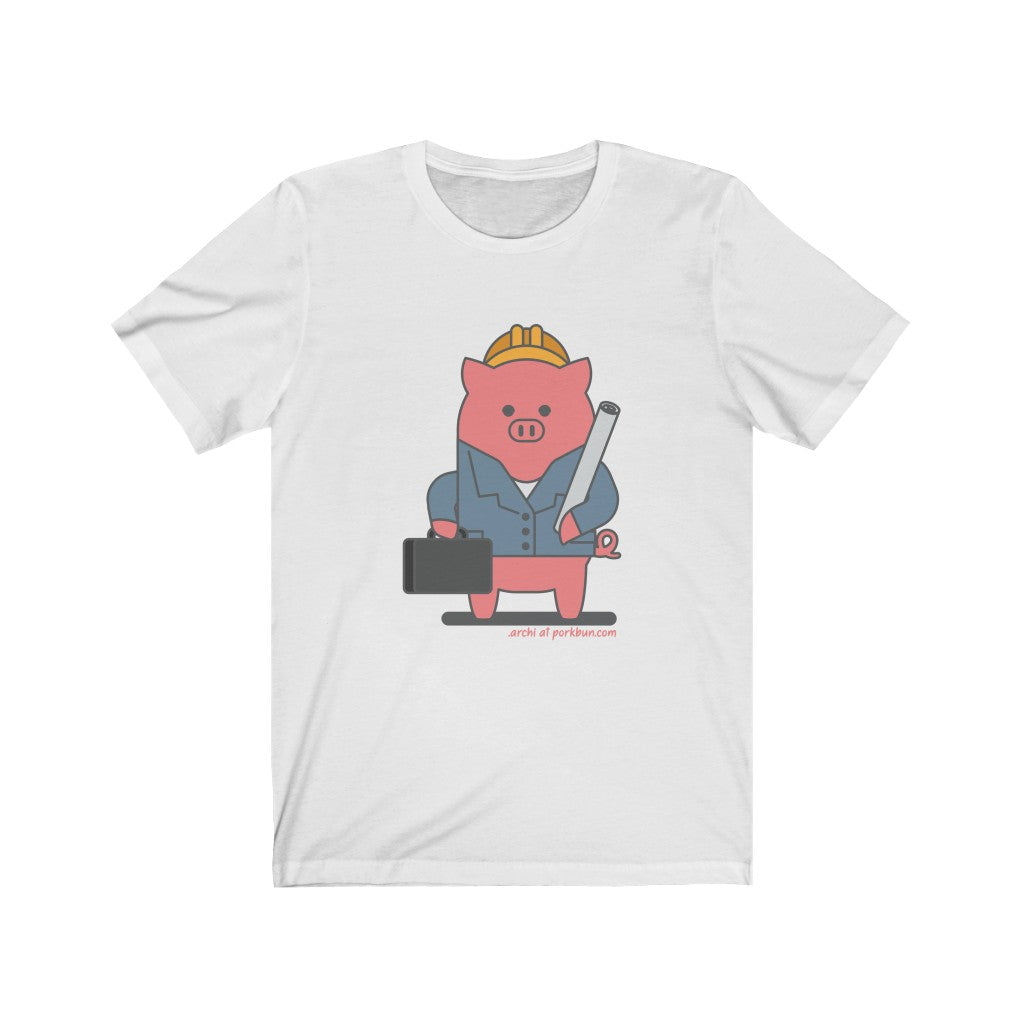 .archi Porkbun mascot t-shirt