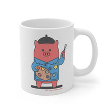 Load image into Gallery viewer, .art Porkbun mascot mug
