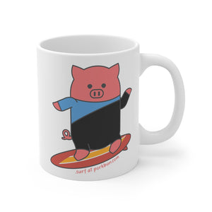 .surf Porkbun mascot mug