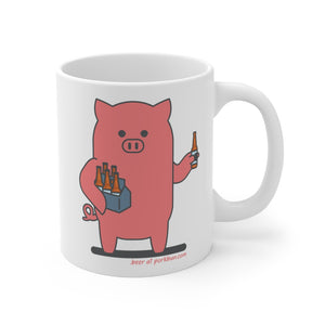 .beer Porkbun mascot mug