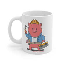 Load image into Gallery viewer, .build Porkbun mascot mug
