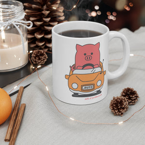 .auto Porkbun mascot mug