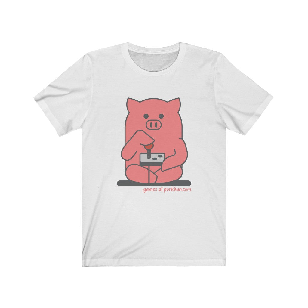.games Porkbun mascot t-shirt