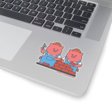 Load image into Gallery viewer, .builders Porkbun mascot sticker
