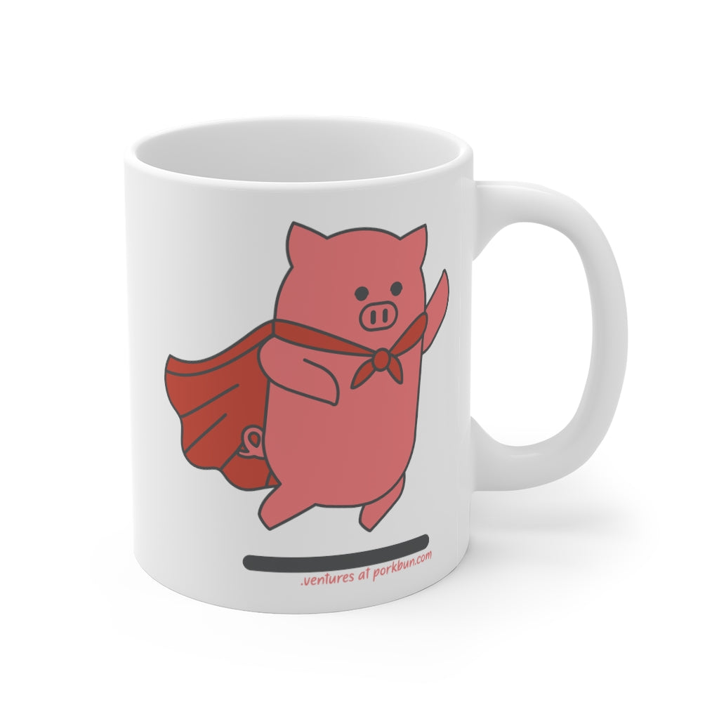 .ventures Porkbun mascot mug