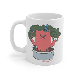 .life Porkbun mascot mug