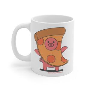 .pizza Porkbun mascot mug