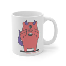 Load image into Gallery viewer, .monster Porkbun mascot mug
