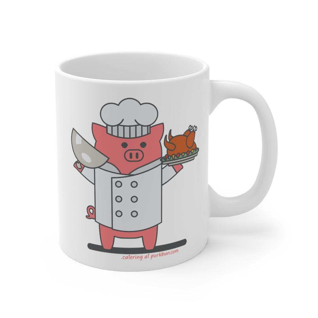.catering Porkbun mascot mug