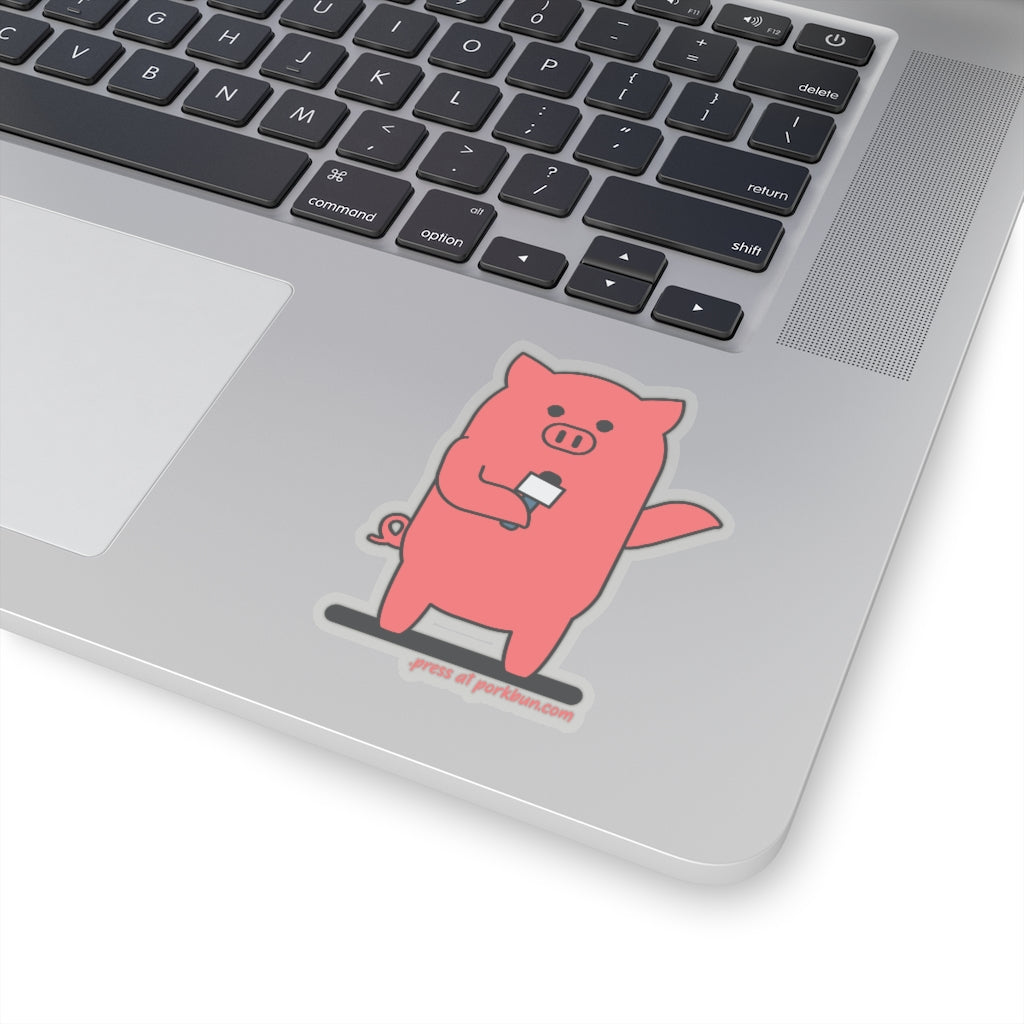 .press Porkbun mascot sticker
