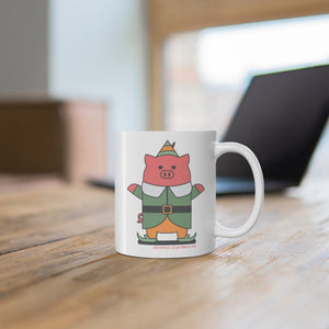 .christmas Porkbun mascot mug