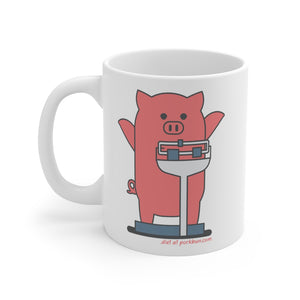 .diet Porkbun mascot mug