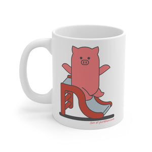 .fun Porkbun mascot mug