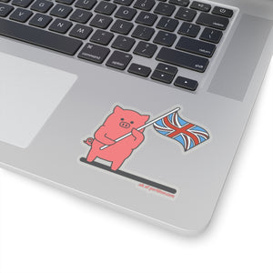 .uk Porkbun mascot sticker