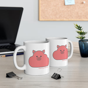 .cloud Porkbun mascot mug