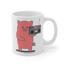 Load image into Gallery viewer, .fm Porkbun mascot mug

