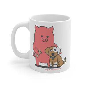 .dog Porkbun mascot mug