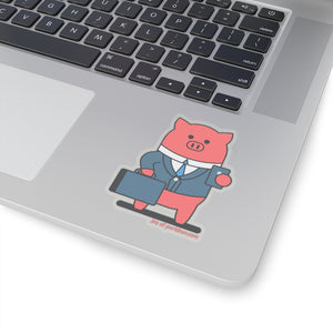 .biz Porkbun mascot sticker