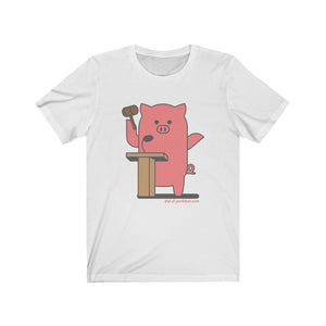 .bid Porkbun mascot t-shirt