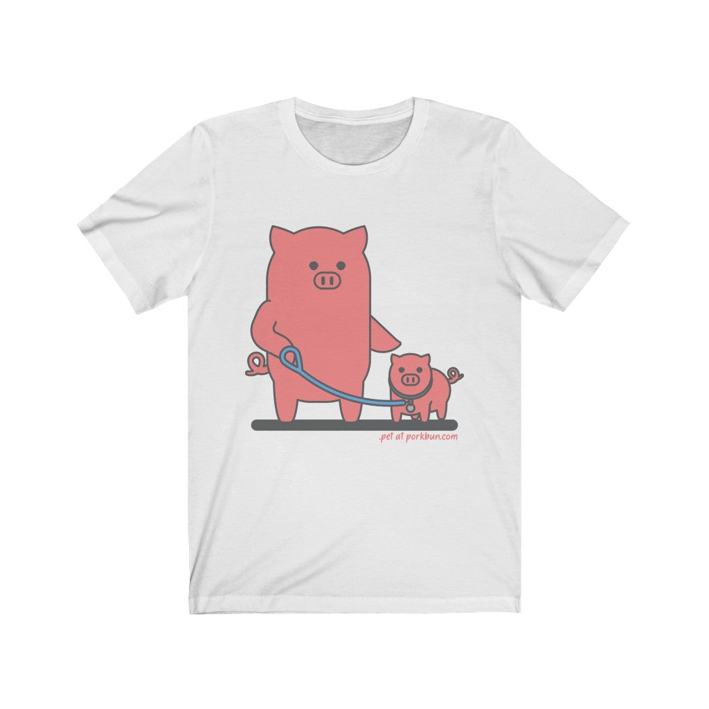 .pet Porkbun mascot t-shirt