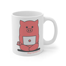 Load image into Gallery viewer, .blog Porkbun mascot mug

