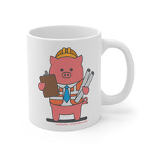 Load image into Gallery viewer, .contractors Porkbun mascot mug
