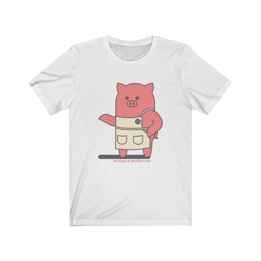 .boutique Porkbun mascot t-shirt