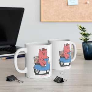 .express Porkbun mascot mug