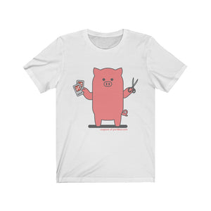 .coupons Porkbun mascot t-shirt