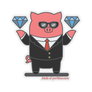 .trade Porkbun mascot sticker