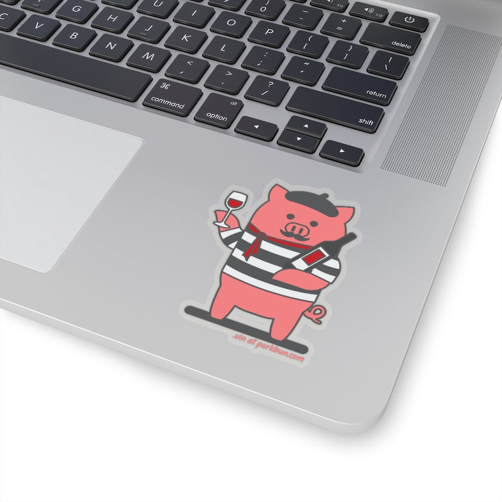 .vin Porkbun mascot sticker