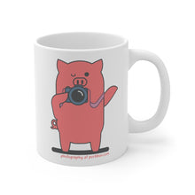 Load image into Gallery viewer, .photography Porkbun mascot mug
