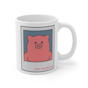 .photo Porkbun mascot mug