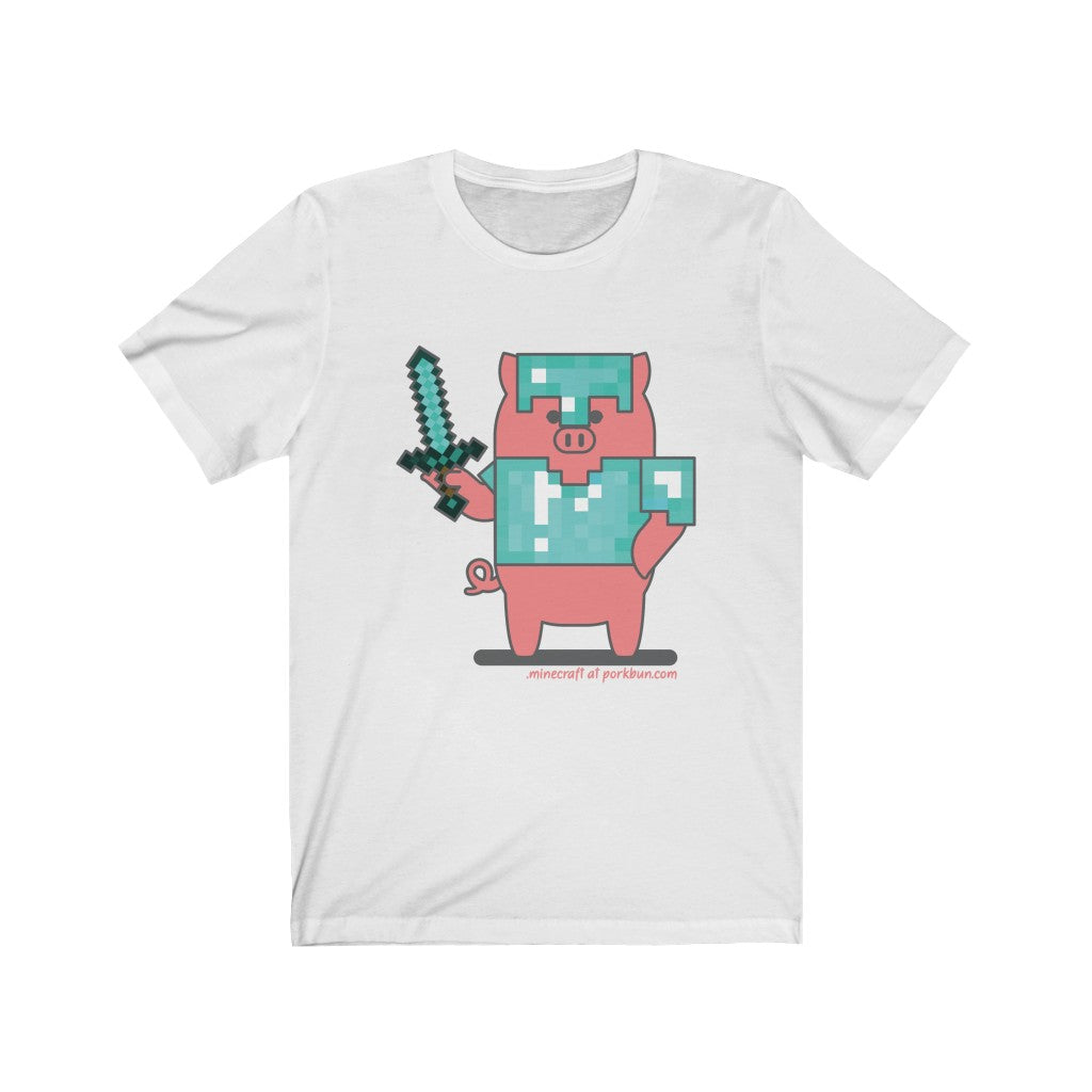.minecraft Porkbun mascot t-shirt