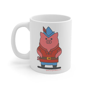 .quest Porkbun mascot mug