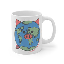 Load image into Gallery viewer, .earth Porkbun mascot mug
