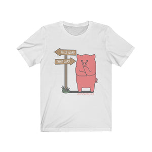 .direct Porkbun mascot t-shirt
