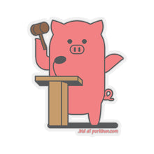Load image into Gallery viewer, .bid Porkbun mascot sticker
