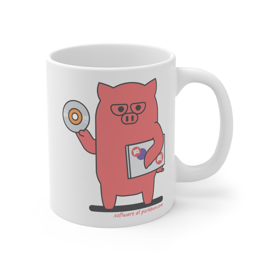 .software Porkbun mascot mug